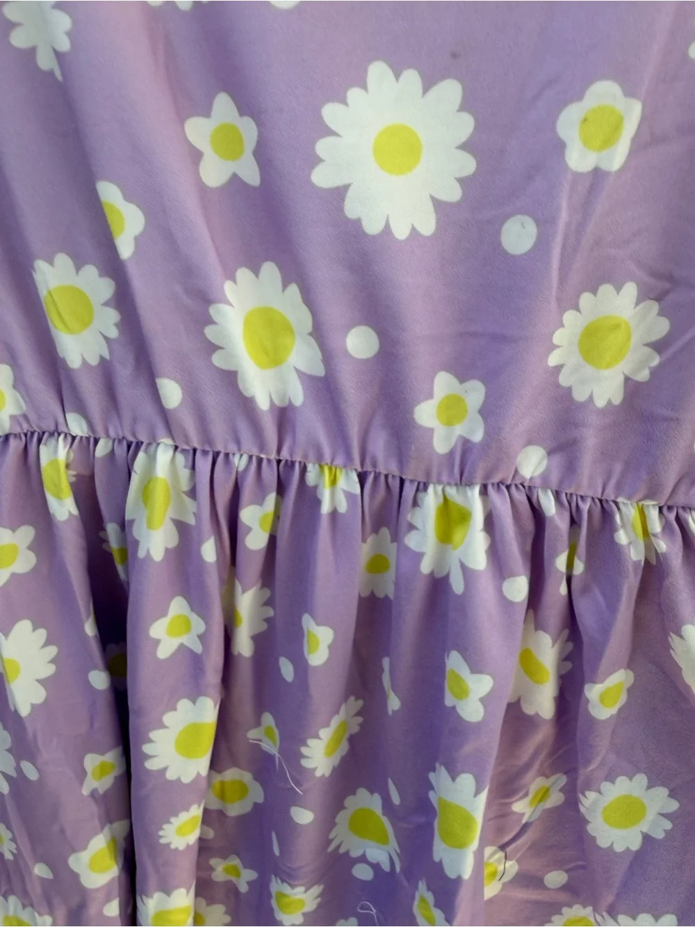 Girls' Lavender Daisy Sundress - Soft Floral Summer Dress